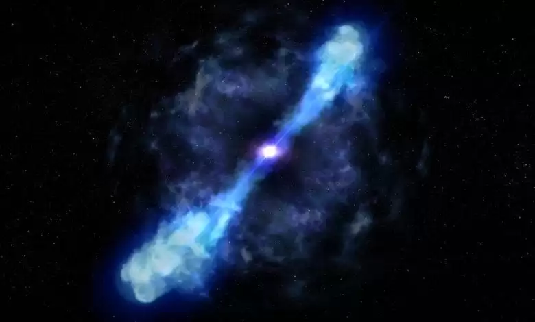 Umjetnička impresija nastanka magnetara uslijed sudara dvije neutronske zvijezde. Izvor: Inverse.com