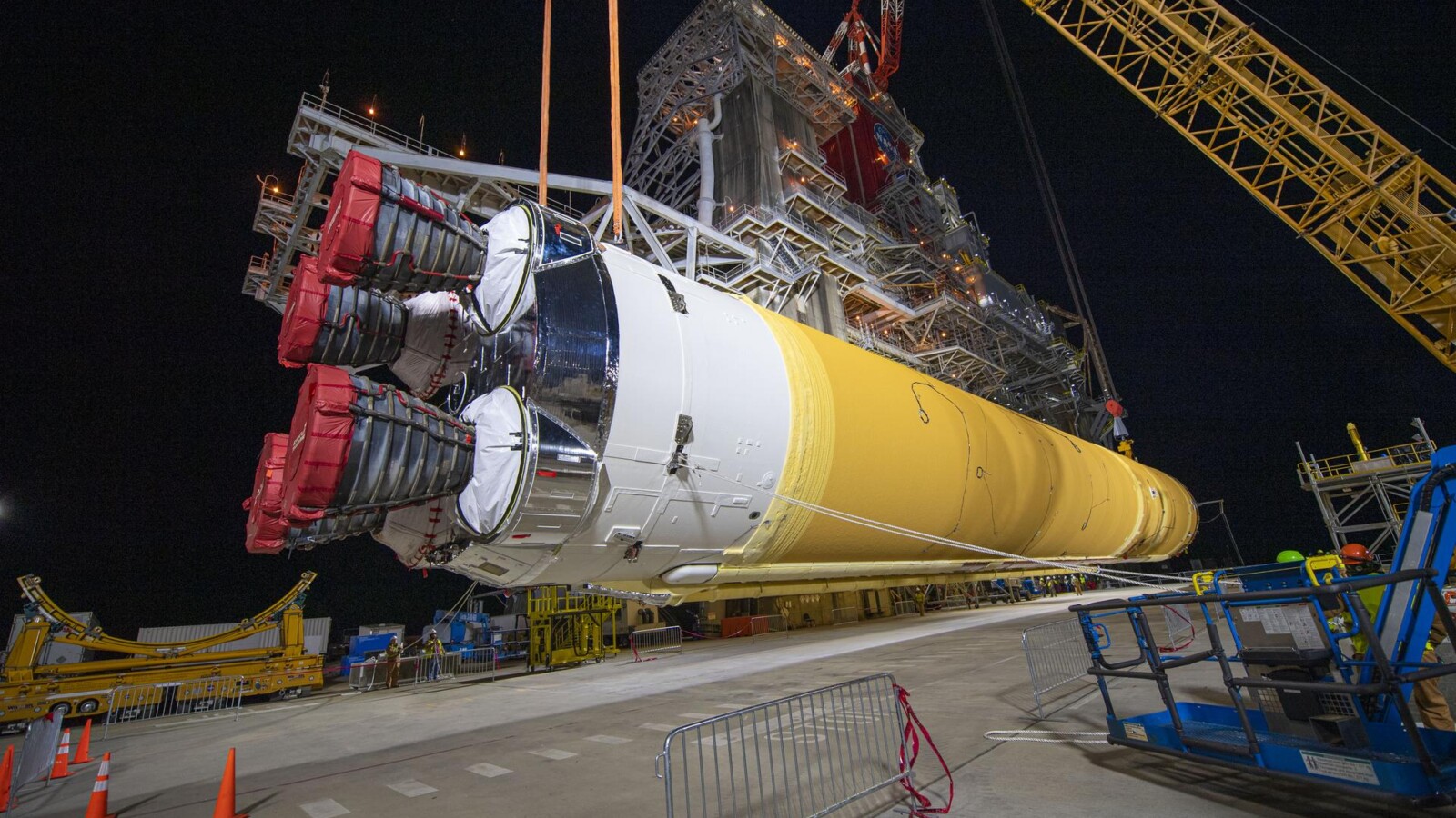 SLS core stage. Izvor: Nasa.gov