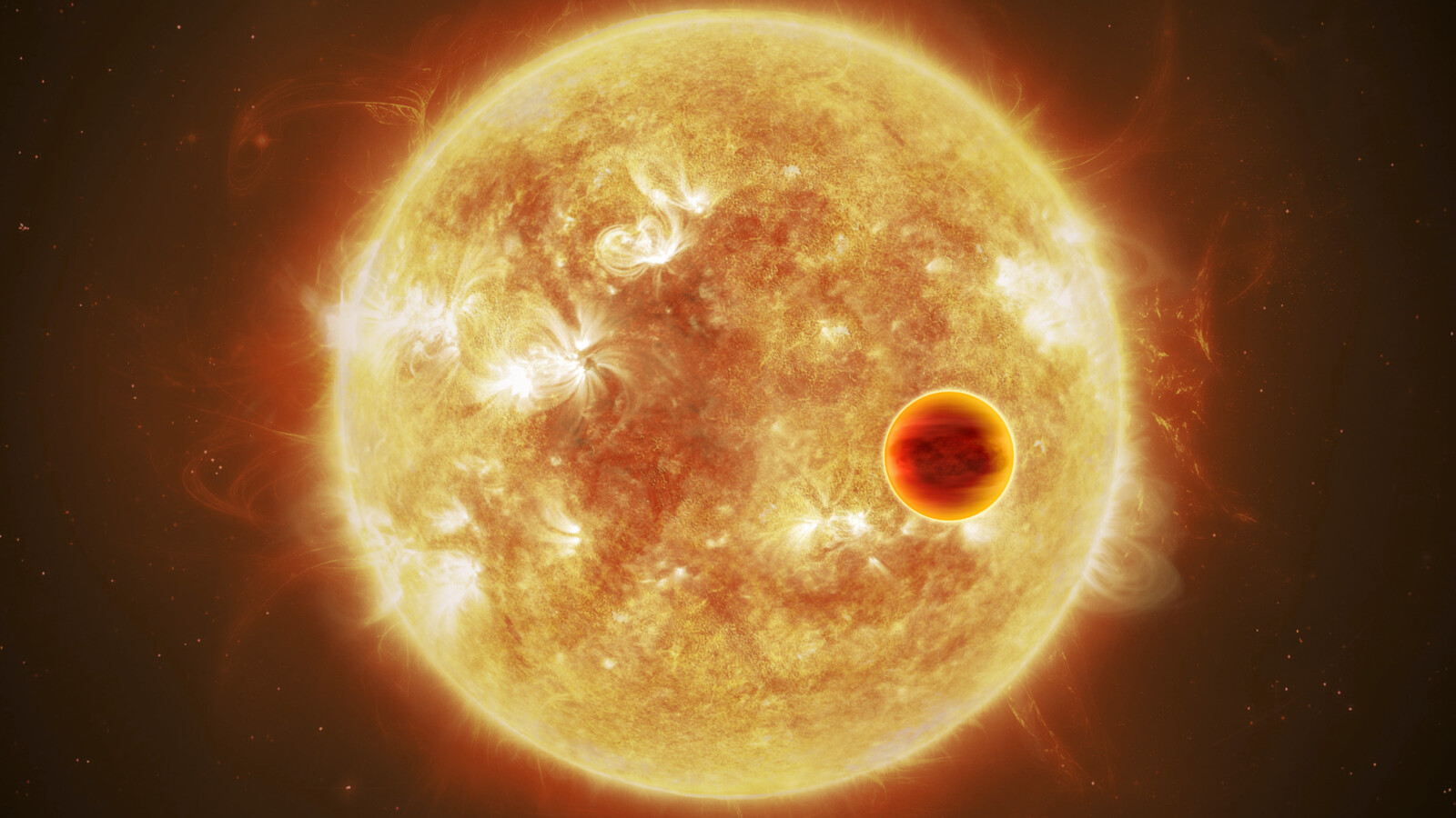 Nova zvijezda, Divovska zvijezda, Novi planet