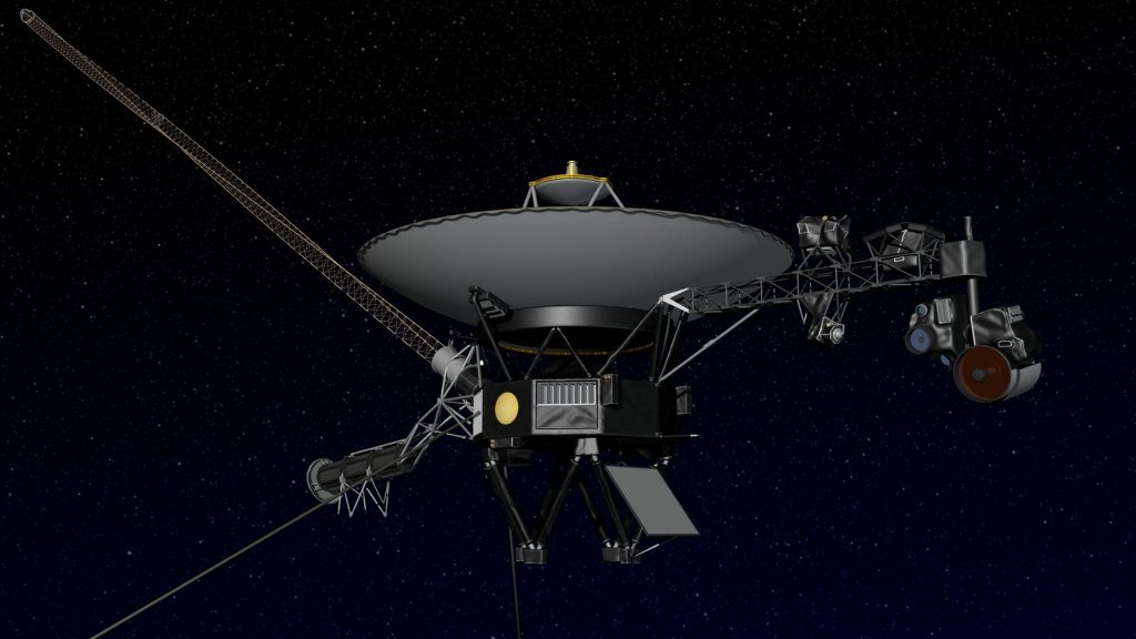 Umjetnička impresija NASA-ine letjelice Voyager u svemiru. Izvor: NASA / JPL-Caltech