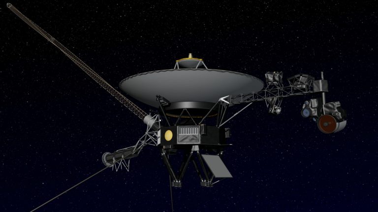 Umjetnička impresija NASA-ine letjelice Voyager u svemiru. Izvor: NASA / JPL-Caltech