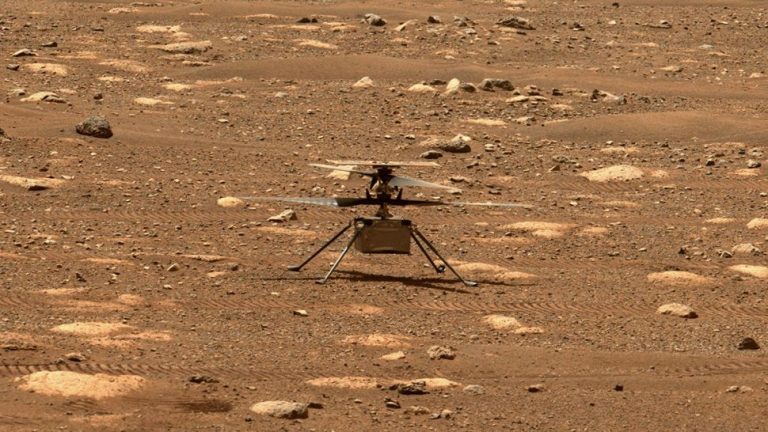 NASA-in helikopter "Ingenuity". Izvor: NASA/JPL-Caltech/ASU