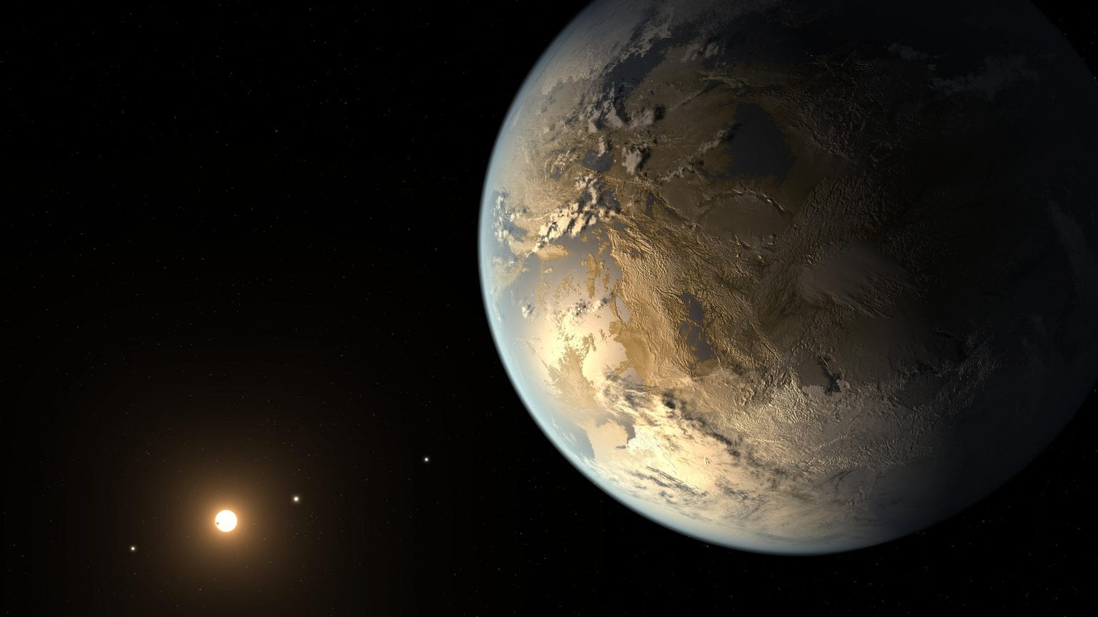 Kepler-186f - prvi egzoplanet otkriven u naseljivoj zoni. Egzoplaneti poput ovog potencijalno bi mogli pomoći znanstvenicima da otkriju tamnu materiju. Izvor: NASA Ames / Institut SETI / JPL-Caltech