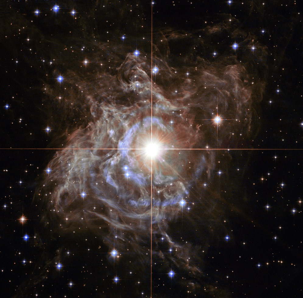 RS Puppis, jedna od najsjajnijih poznatih promjenjivih zvijezda cefeida u našoj galaksiji (©WikipediaCommon).