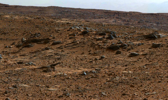 Marsova površina. Izvor: NASA / JPL-Caltech / MSSS