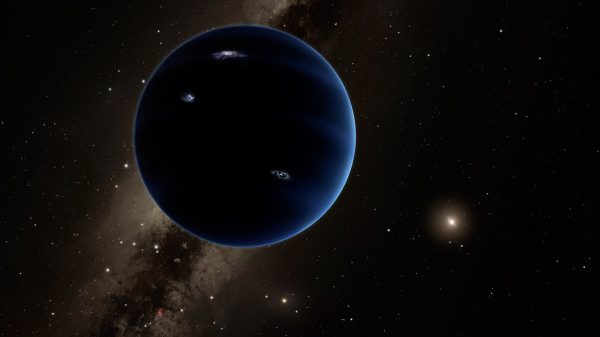 Umjetnička ilustracija potencijalnog devetog planeta koji kruži daleko od našeg Sunca. Izvor: solarsystem.nasa.gov.