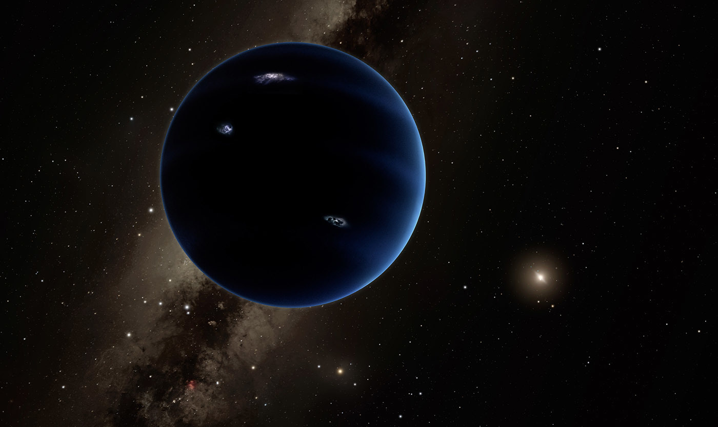 Umjetnička ilustracija potencijalnog devetog planeta koji kruži daleko od našeg Sunca. Izvor: solarsystem.nasa.gov.