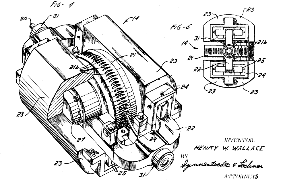 Generator sekundardnog gravitacijskog polja, američki patent 3,626,605, kontroverznog Thomasa Townsenda Browna.