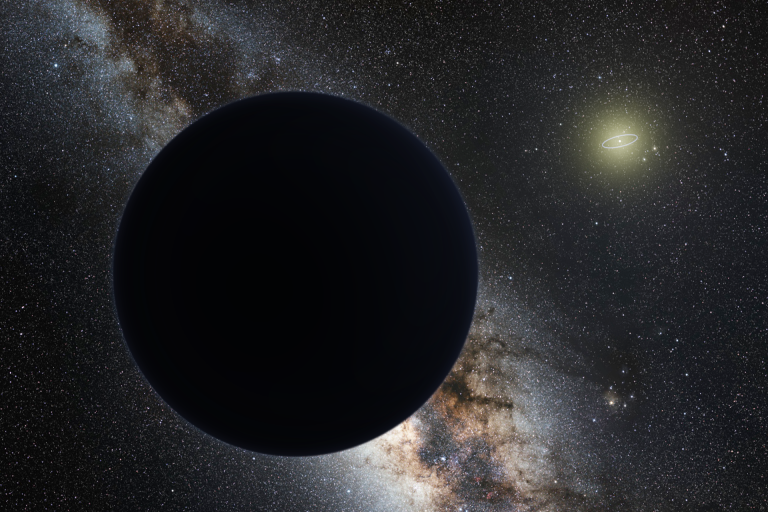 Umjetnička impresija devetog planeta u Sunčevom sustavu. Izvor: Wikimedia Commons.