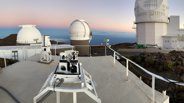 Postavljanje jednog od uređaja na Haleakala opservatoriju. Izvor: Seti.org.