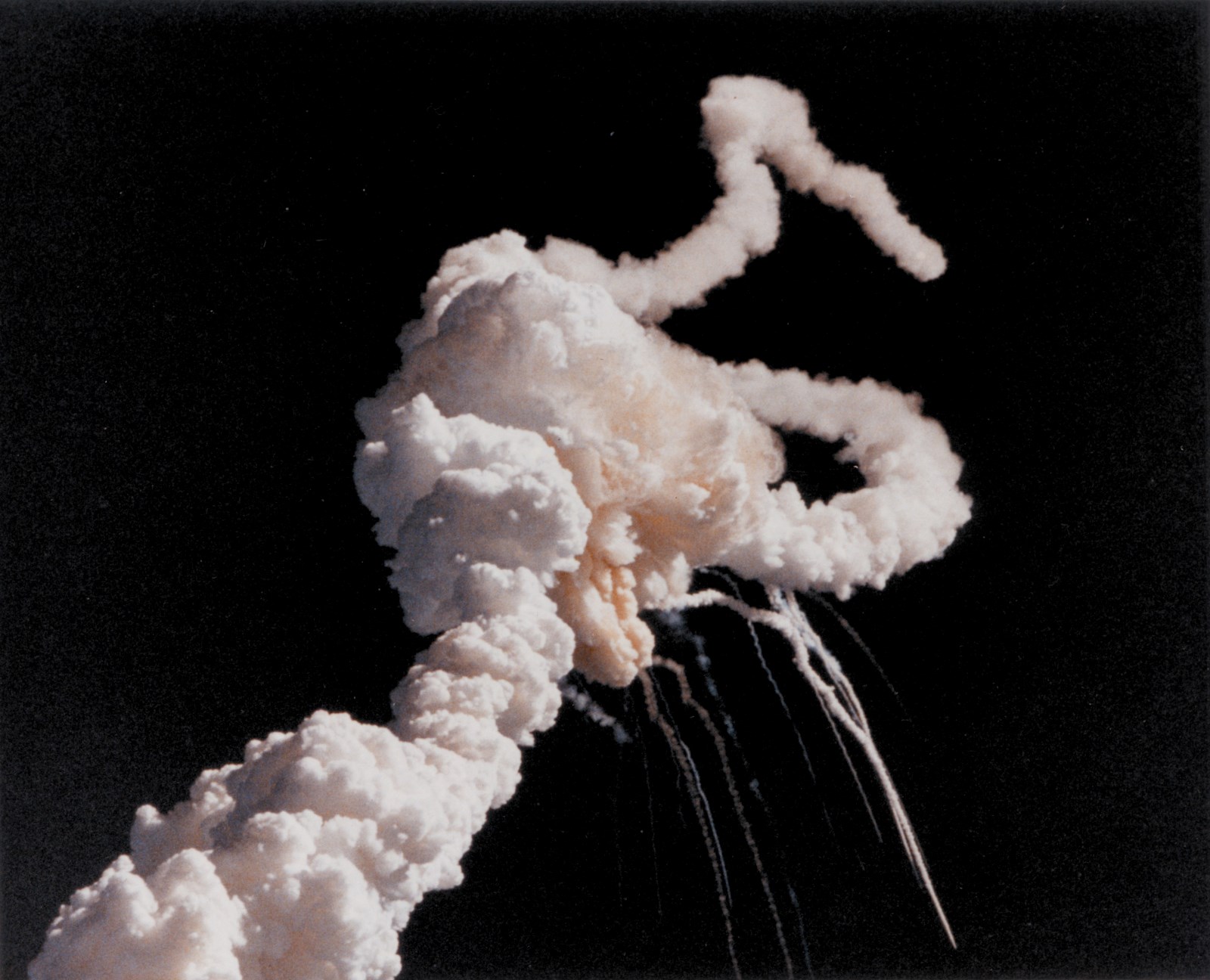 Eksplozija Challengera. Izvor: Wikimedia Commons.