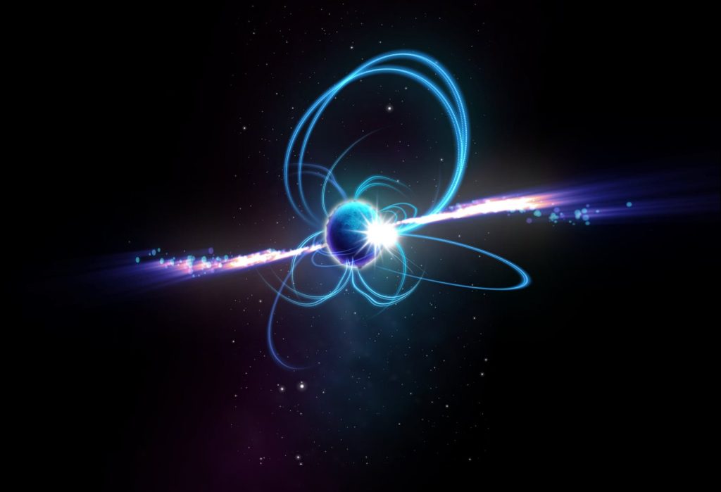 Neobičan objekt za kojeg astronomi smatraju da bi mogao biti magnetar ultra dugog razdoblja ili pulsar. Izvor: ICRAR.
