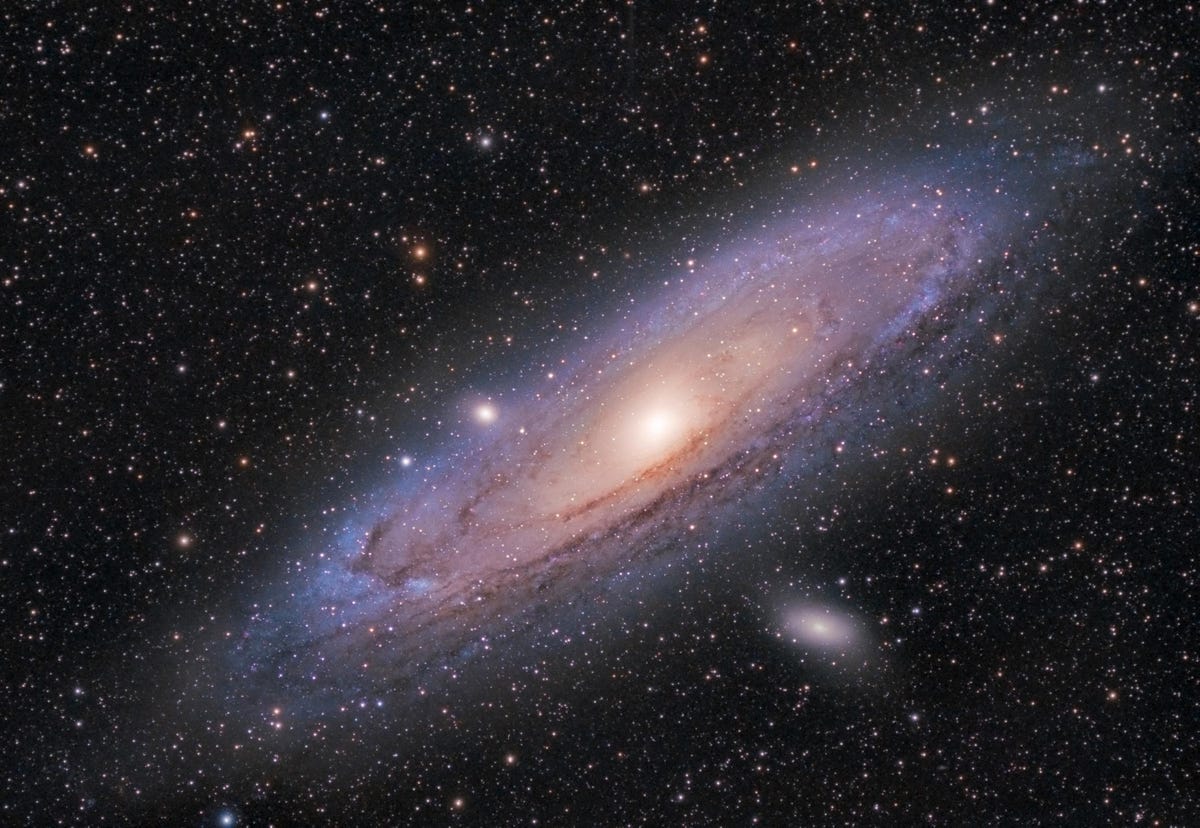 Galaksija Andromeda. Izvor: Forbes.