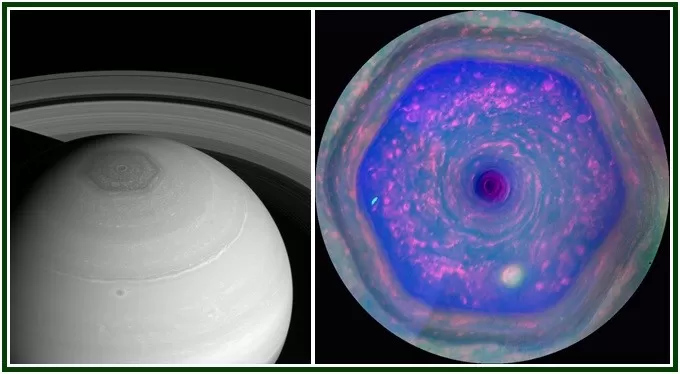 Saturnov heksagon.