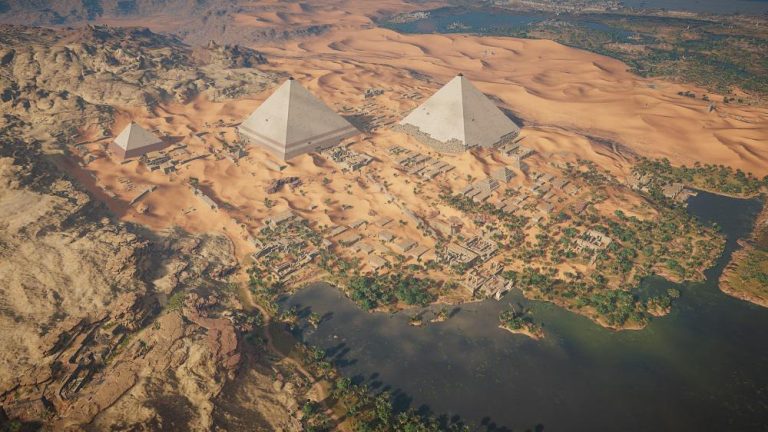 Piramide u doba drevne egipatske civilizacije. Izvor: Ubisoft.