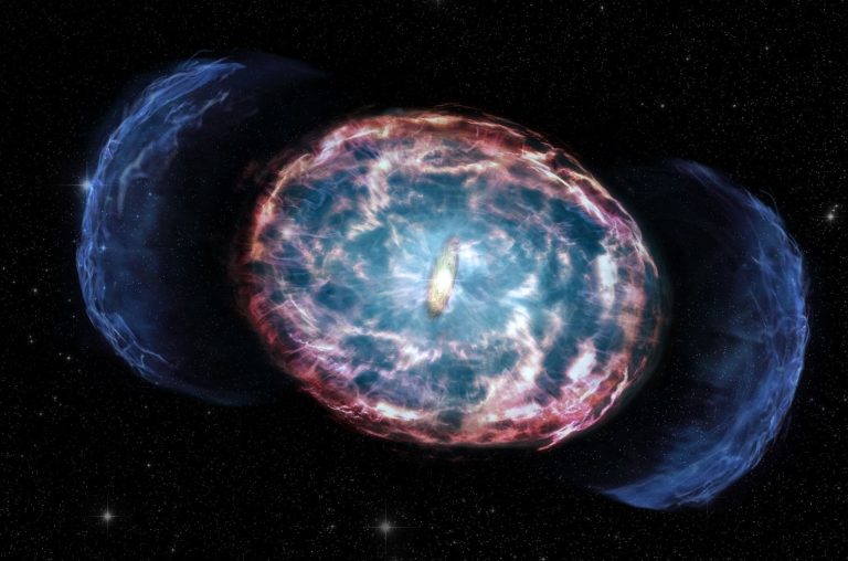Kilonova. X-ray: NASA/CXC/Northwestern Univ./A. Hajela et al. /NASA/CXC/M.Weiss.