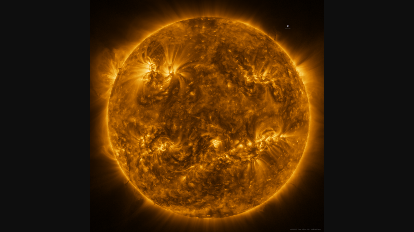 Spektakularna fotografija Sunca. Izvor: Esa.int.