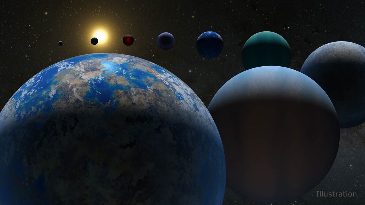 What do planets outside our solar system, or exoplanets, look like. A variety of possibilities are shown in this illustration.Credit - NASA, JPL-Caltech