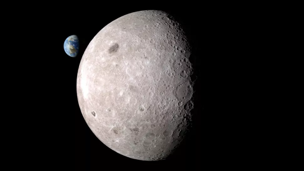 Zemlja i Mjesec (©NASA's Scientific Visualization Studio by Ernie Wright)