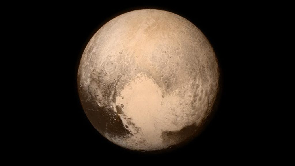 Planet Pluton. Slikano 2015. s letjelice New Horizons. Izvor: NASA/Johns Hopkins University Applied Physics Laboratory/Southwest Research Institute.