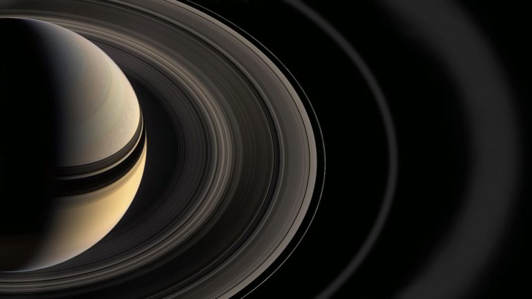 Slika saturna i njegovih prstena. Izvor: NASA/JPL-Caltech/SSI.