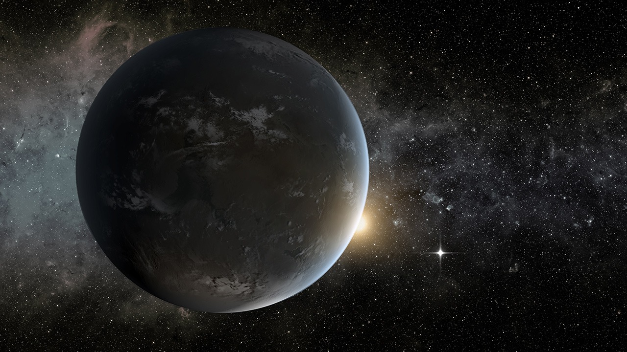 Umjetnički prikaz planeta LHS 3844 b (©NASA).