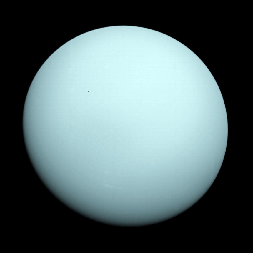 Slika Urana s Voyagera 2