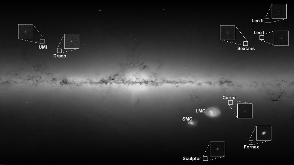Mliječna staza je rasla milijardama godina 'gutajući' manje galaksije koje bi se našle u njenoj orbiti (©ESA/Gaia/DPAC).