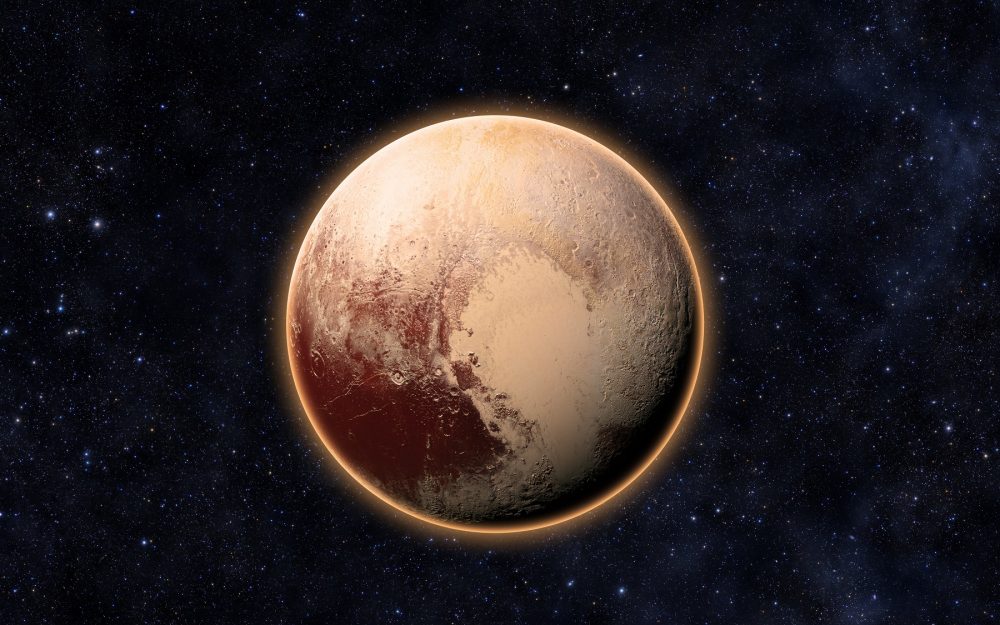 Pluton možda posjeduje ocean ispod svoje površine. Izvor: Depositphotos.com.