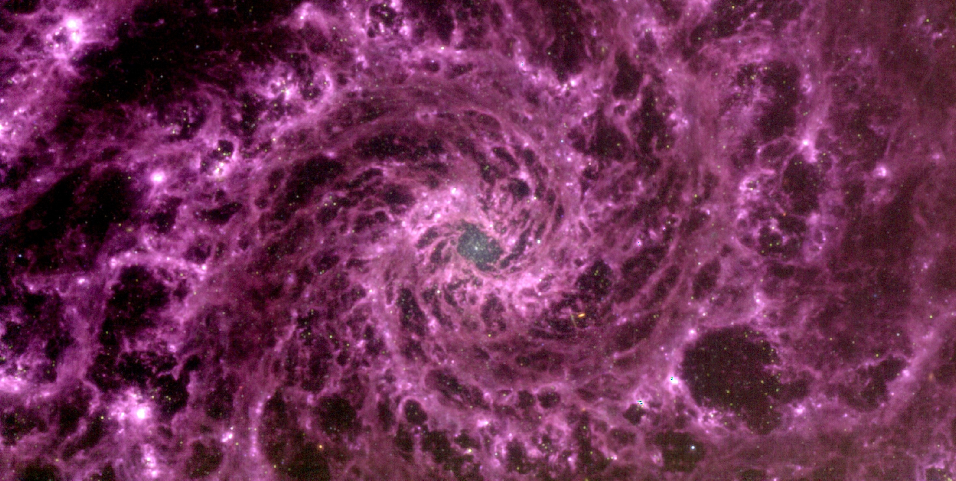 Snimka galaksije M74/NGC628 kako ju je snimio James Webb (NASA, ESA, CSA)