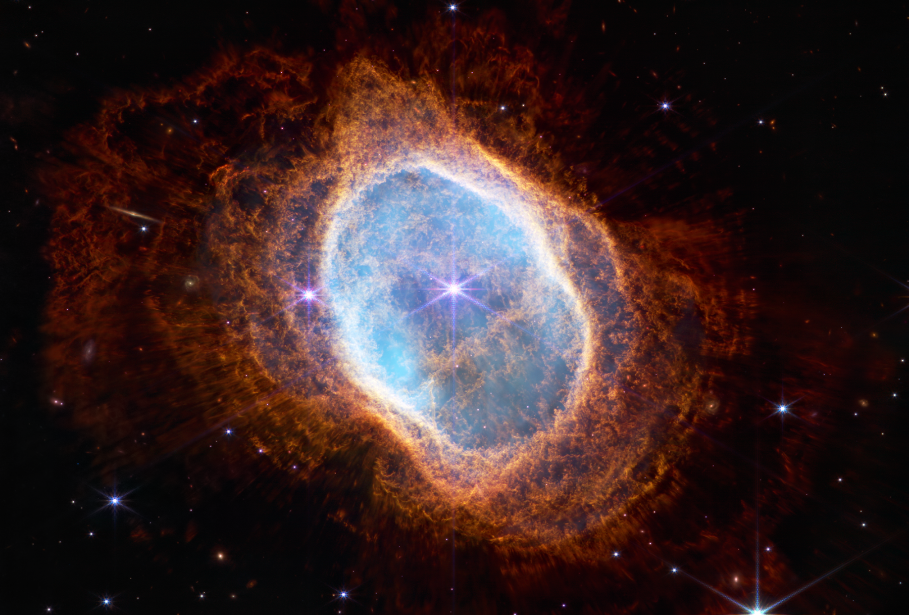 Maglica Prsten kako ju je snimio Webb – naslovna (NASA)