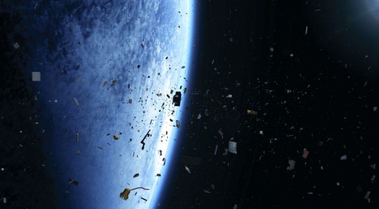 Umjetnički prikaz svemirskog otpada. Izvor: ESA.