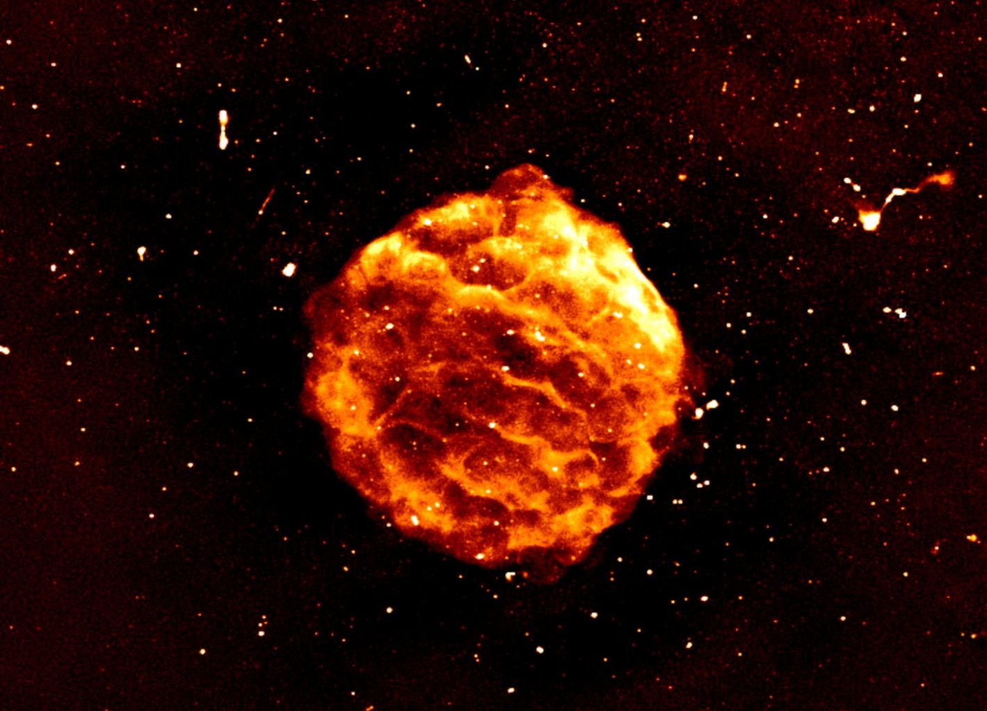 Ostaci supernove. Izvor: Curiosmos.com.