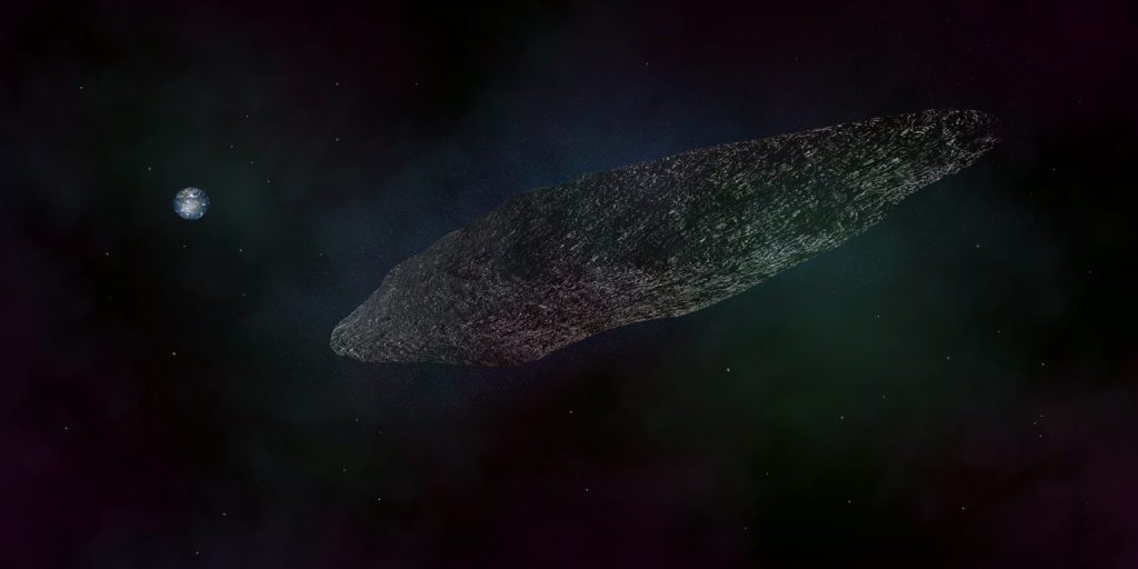 Oumuamua'. Izvor: Depositphotos.com.