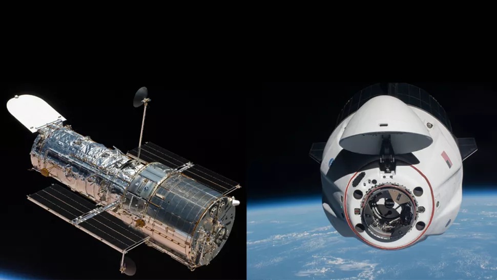 NASA i SpaceX provode šestomjesečnu studiju izvedivosti kako bi procijenili je li moguće produljiti životni vijek teleskopa Hubble (©NASA/SpaceX).