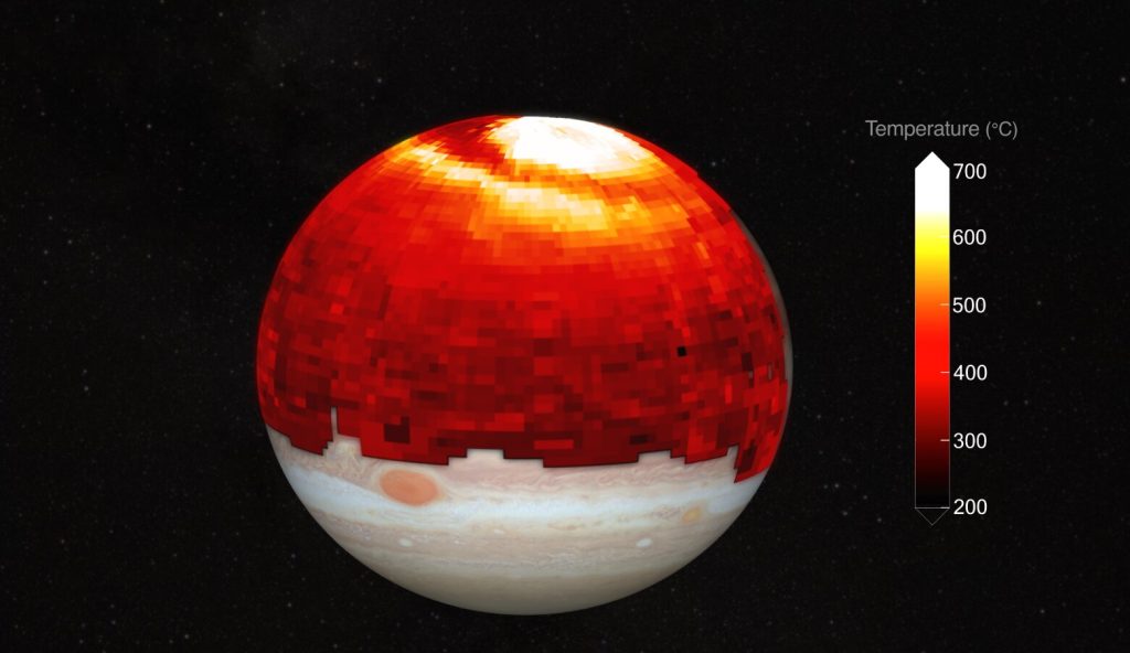 Jupiter toplinski val. Izvor: James O’Donoghue.