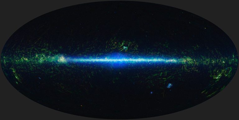 Karta cijelog neba. Izvor: NEOWISE / Nasa.gov.