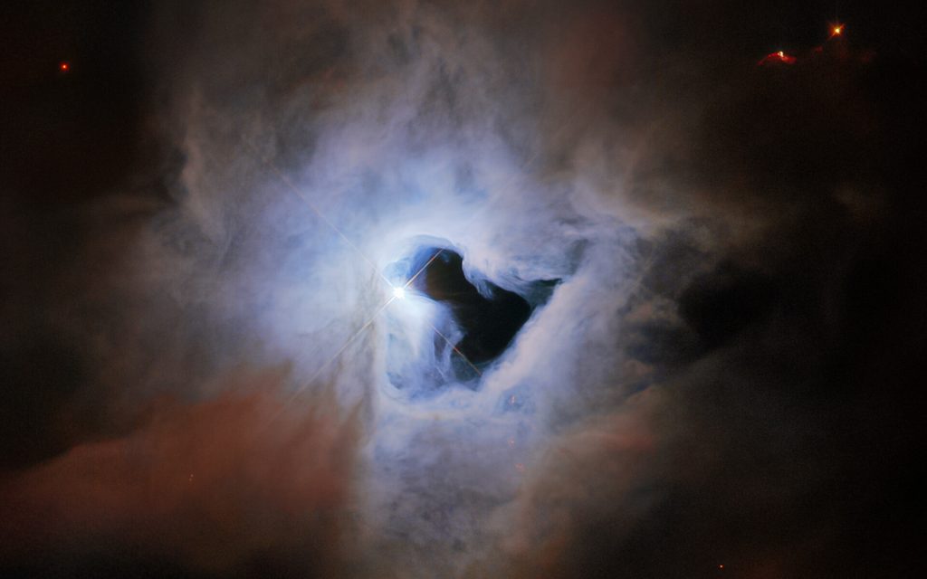 NASLOVNA - Ovaj neobičan portret snimio je svemirski teleskop Hubble, a prikazuje NGC 1999 – maglicu u zviježđu Orion – i njenu neobičnu 'kozmičku ključanicu'