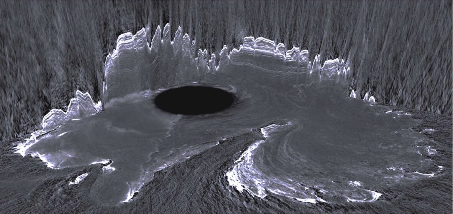 Marsova Sjeverna polarna kapa. Izvor: PSI/ASI/JPL/NASA.