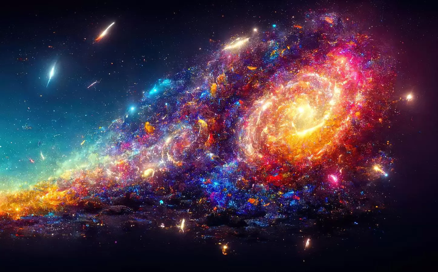 Galaksija iz ranog svemira. Izvor: Yayimage.com.