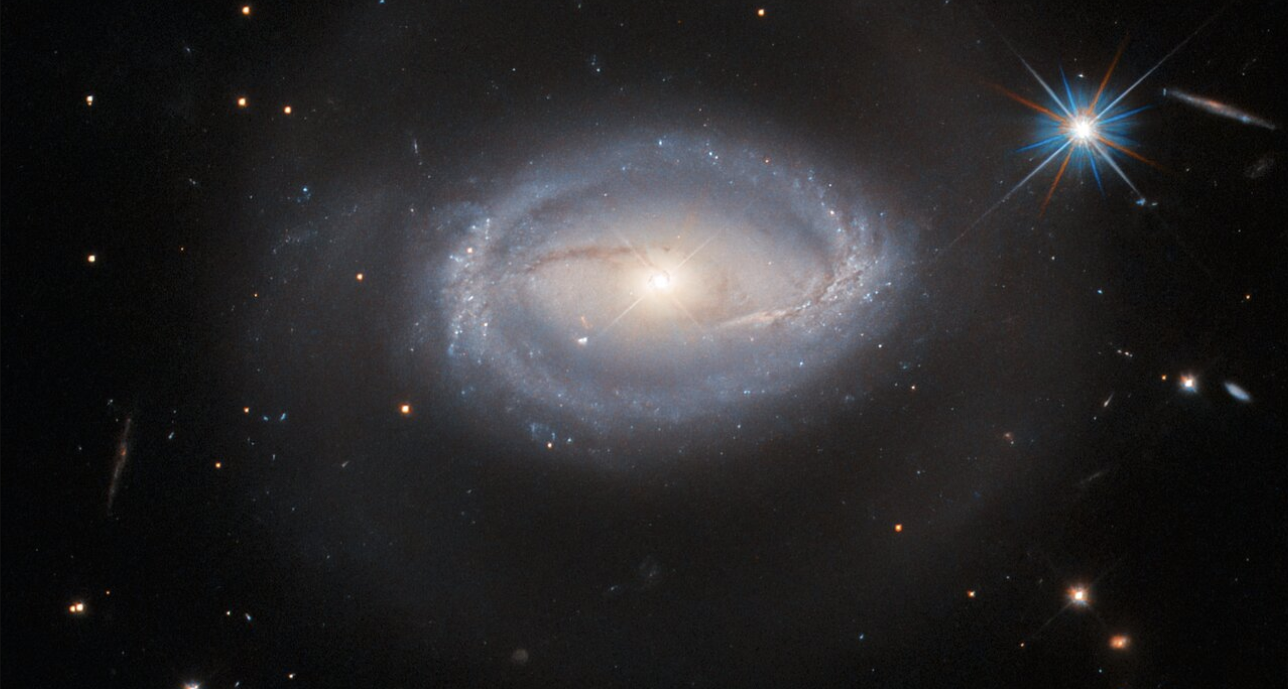 Izrezana fotografija Z 229-15. Zasluge: ESA/Hubble & NASA, A. Barth, R. Mushotzky.