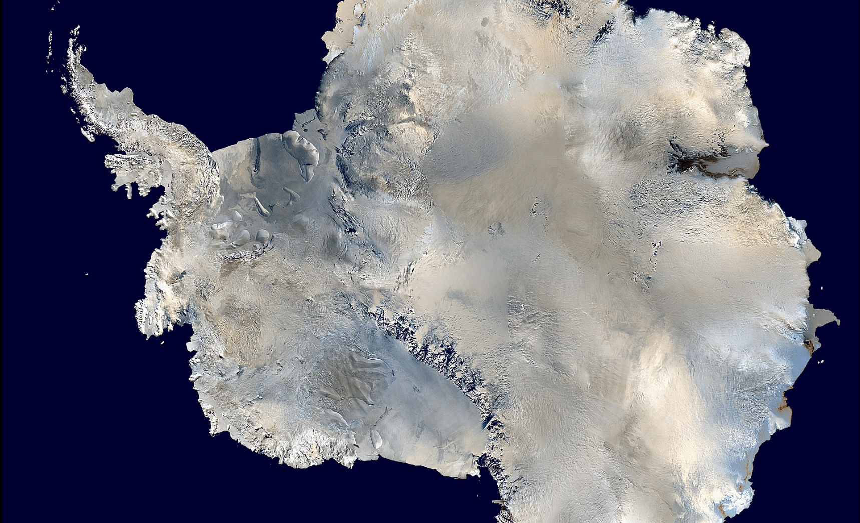 Satelitska snimka Antarktika