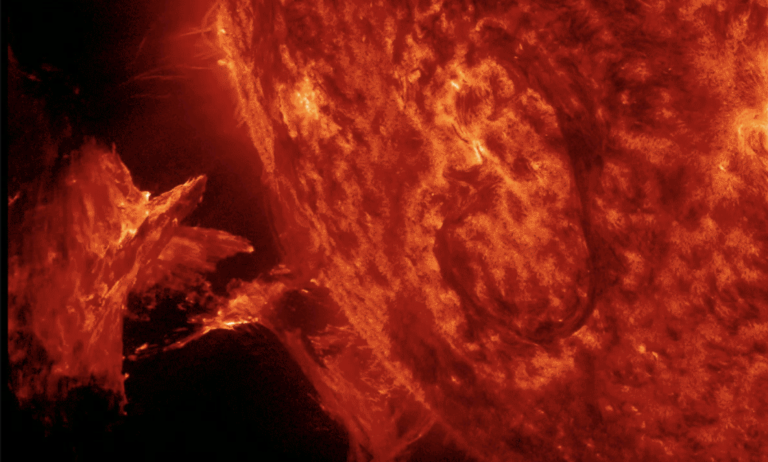 Fotografija erupcije Sunca