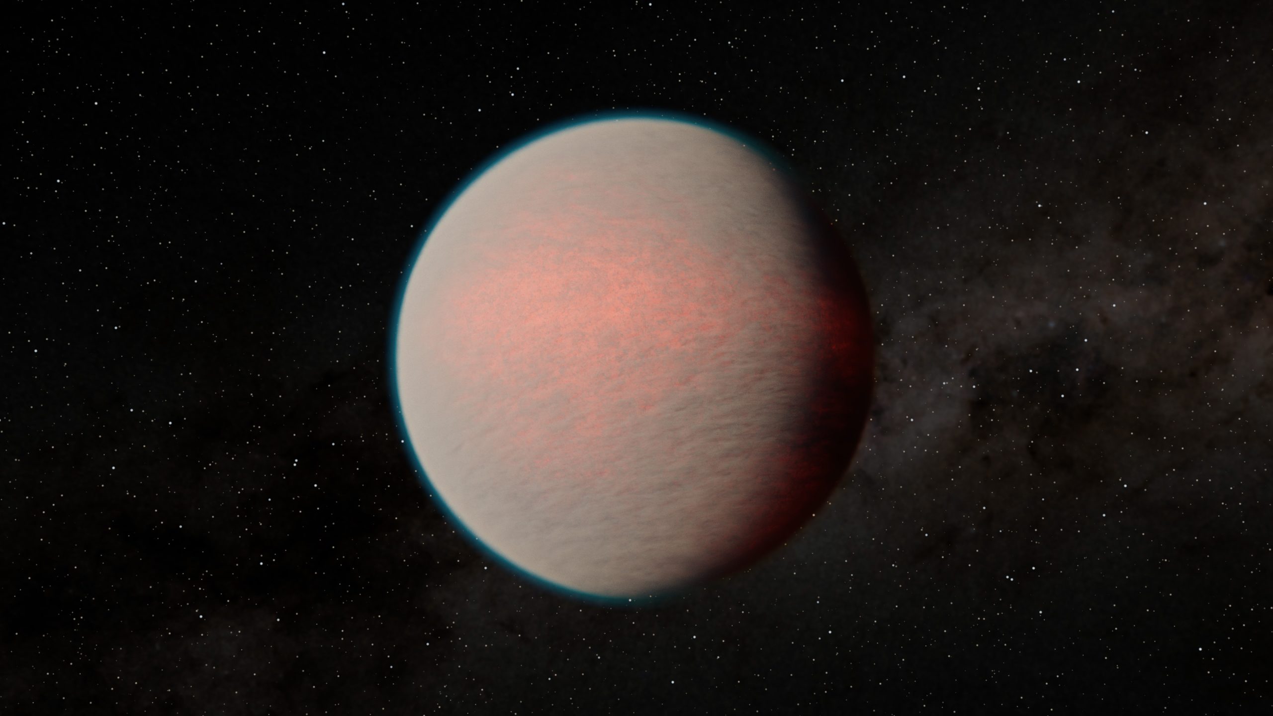 Ilustracija egzoplanete GJ 1214b. Zasluge: NASA/JPL-Caltech/R. Hurt (IPAC).