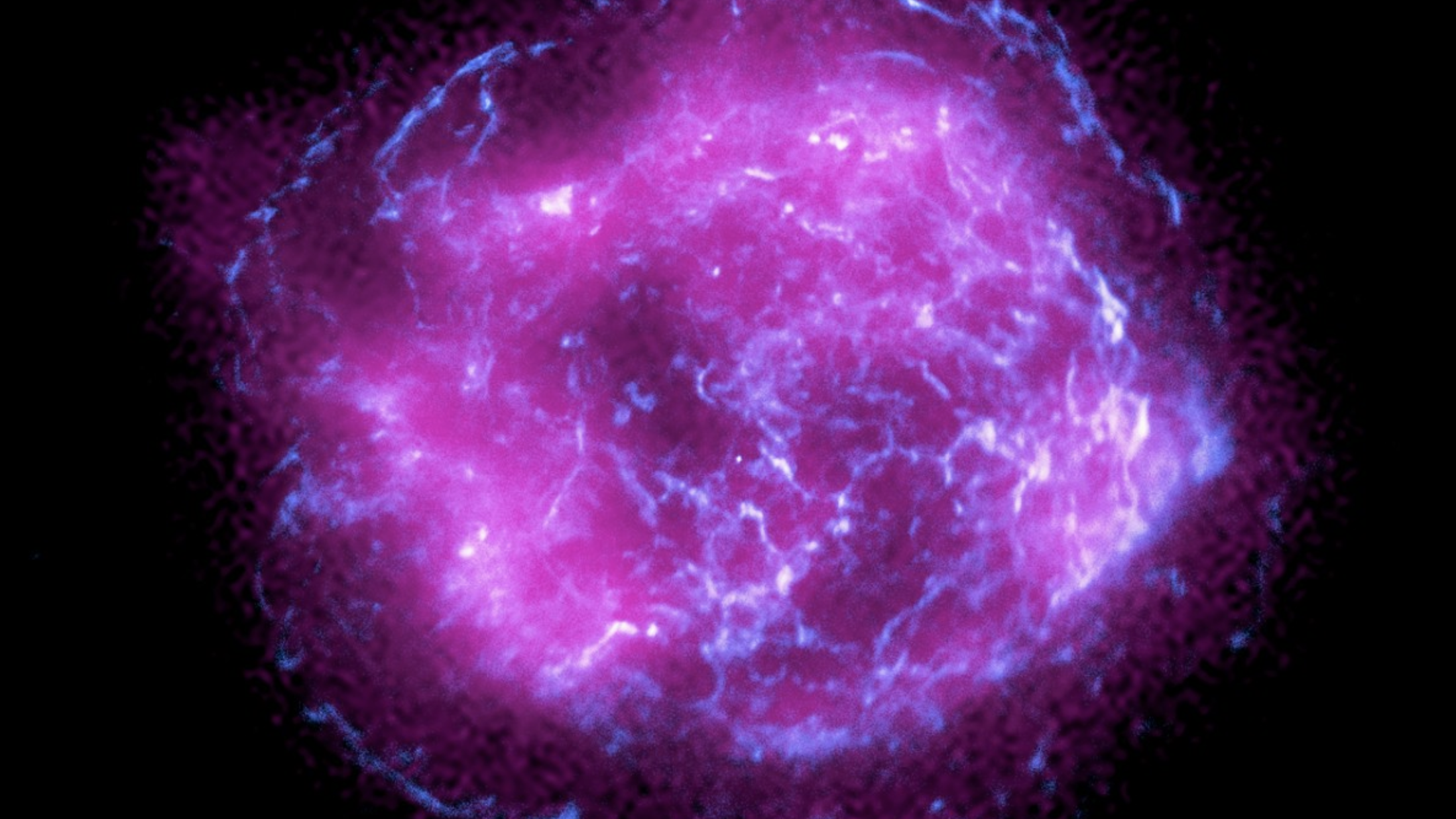 Ostatak supernove Cassiopeia A. Zasluge: NASA/CXC/SAO/IXPE.