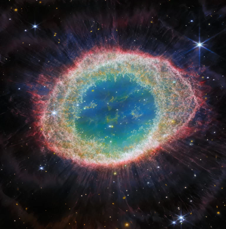 JWST FOTKA MAGLICE PRSTEN - (Fotografija: ESA/Webb, NASA, CSA, M. Barlow (UCL), N. Cox (ACRI-ST), R. Wesson (Cardiff University)