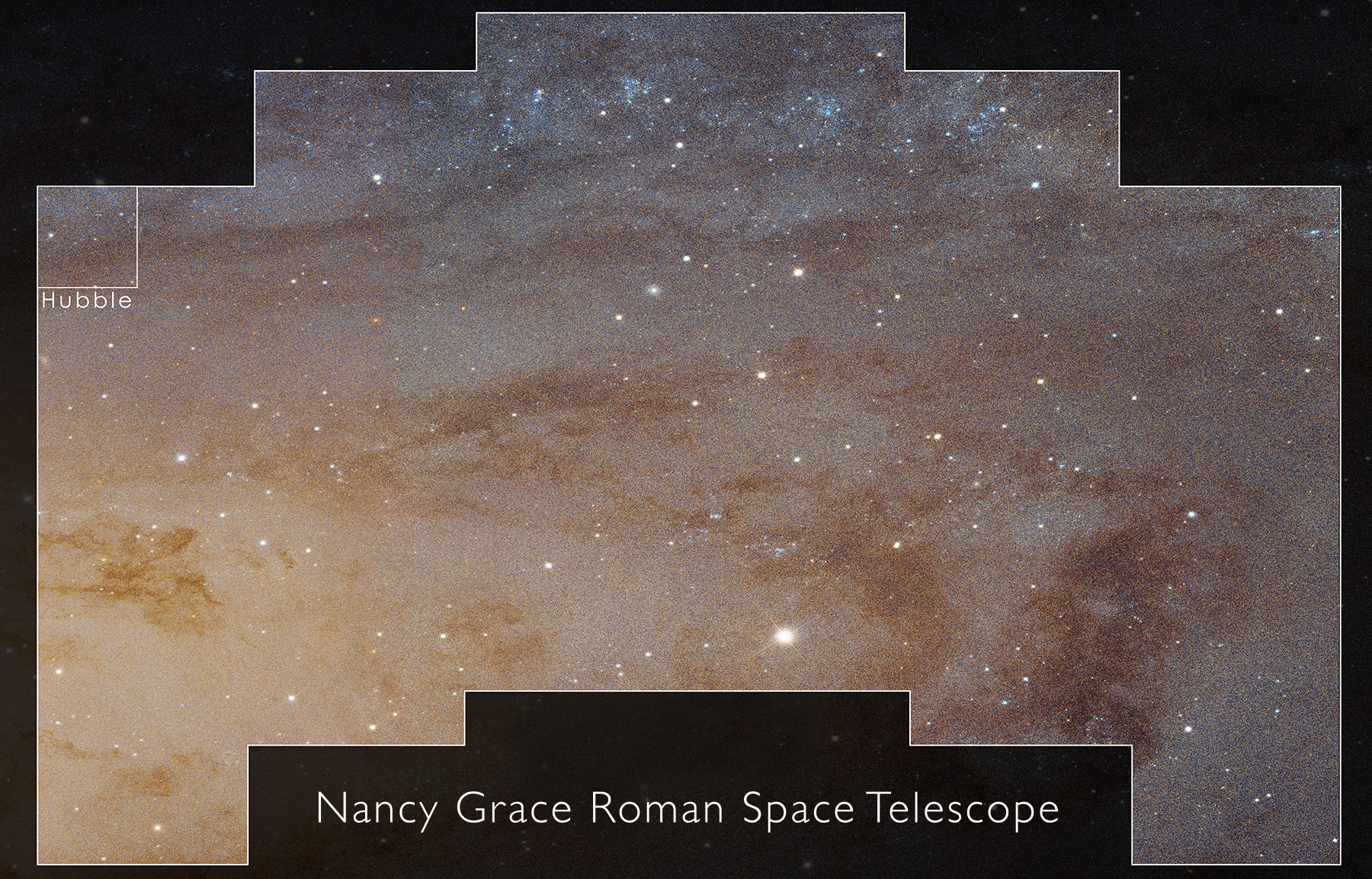 Vidno polje Nancy Grace Roman Svemirski Teleskop
