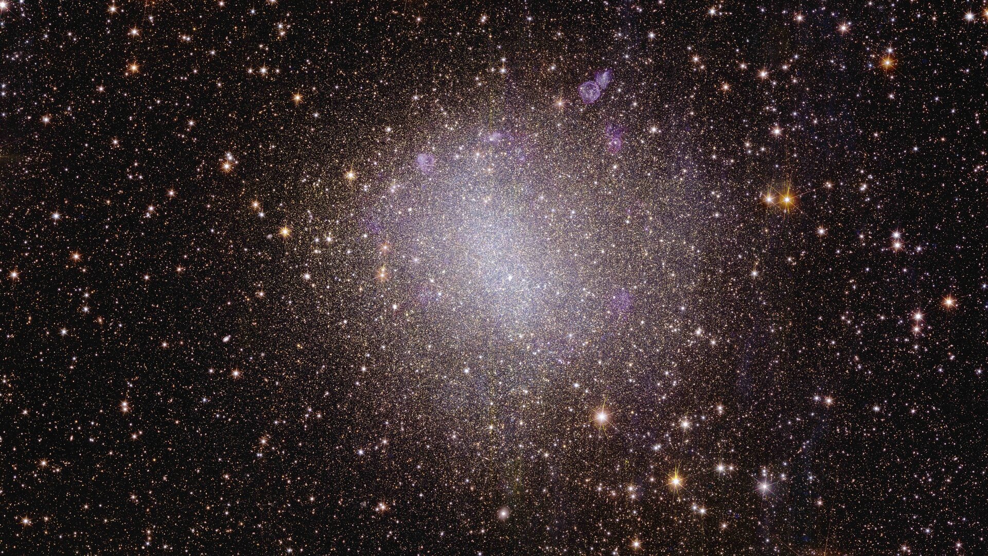 Euclidov pogled na nepravilnu galaksiju NGC 6822