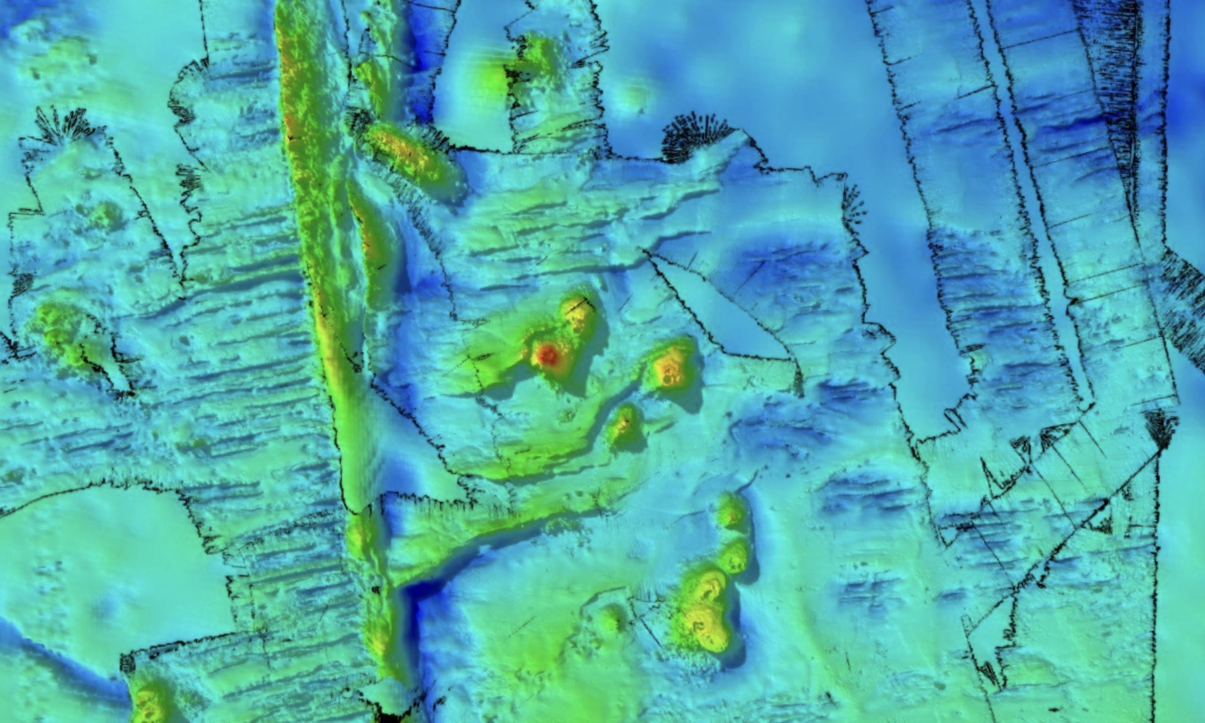 Karta područja istraživanja s novootkrivenim podvodnim planinama u Južnom oceanu. (Zasluge za sliku: FOCUS voyage)