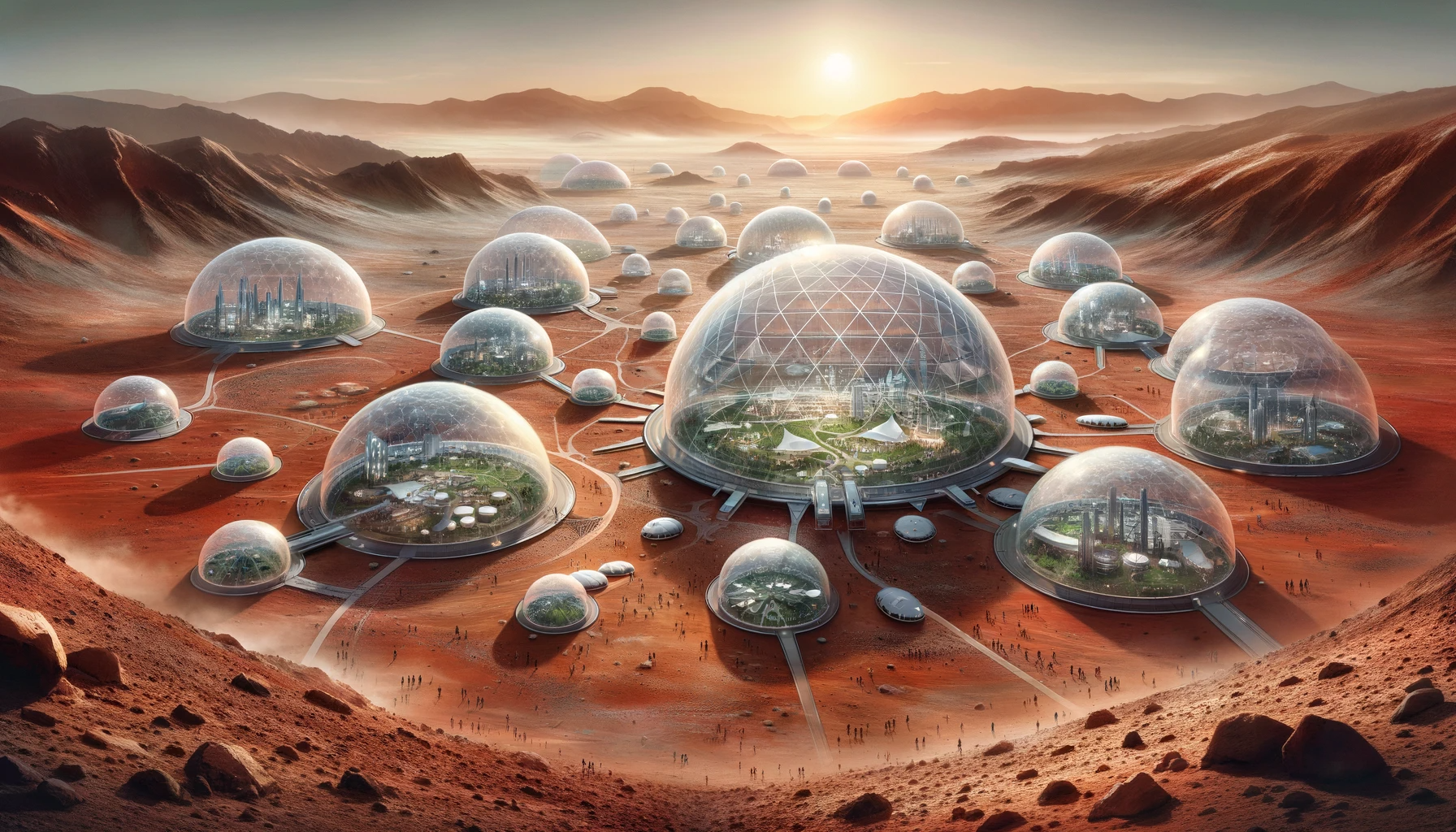 Kako će izgledati gradovi na Marsu